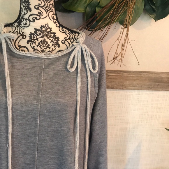 Plus Size Heavy Sweatshirt Maxi Dress - Picture 2 of 8